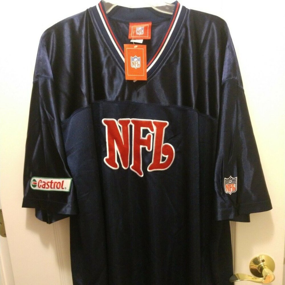 Vintage NFL Castrol Sewn Football Jersey - New